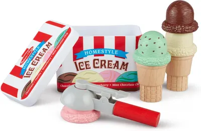 Set de joacă Melissa ; Doug - Scoop and Stack, Fă-ți înghețată