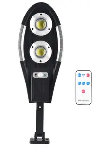 Lampa solara cu senzor de miscare pentru exterior de 100W si telecomanda XBJ100W