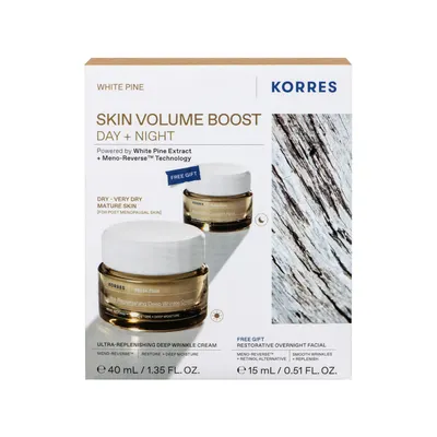 Pachet Crema antirid ultra reparatoare 40ml + Crema de noapte 15ml White Pine, Korres