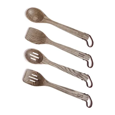 Set de ustensile de bucătărie 4 buc. din lemn – Bonami Selection