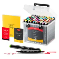 Marker grafic 80culori/set art duet, Daco