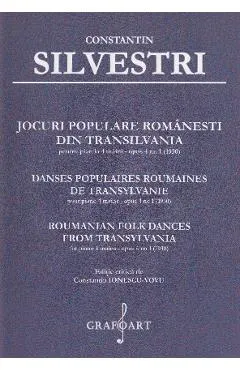 Jocuri populare romanesti din Transilvania pentru Pian la 4 maini Opus 4 Nr.1