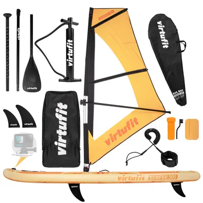 Virtufit Supboard Surfer 305 - Portocaliu - Include Vasle si accesorii
