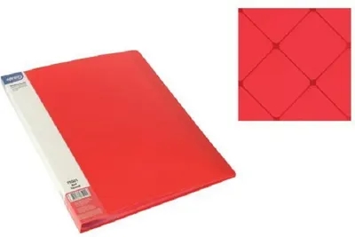 Dosar cu 10 plicuri Spree A4 - Square, rosu