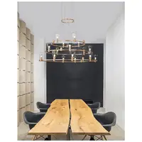 Sistem iluminat pe sina DECORATIVE MAGNETIC Magnetic Circular Structure Satin Auriu Aluminiu IP20 Included Driver 350 Wat AC220-240V Output 24V DC
