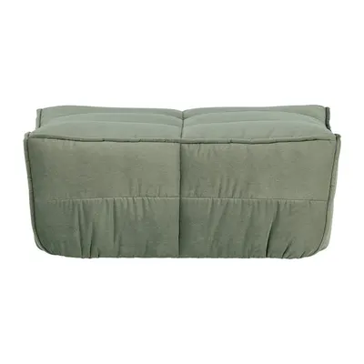 Taburet verde cu tapițerie din catifea Cluster – vtwonen
