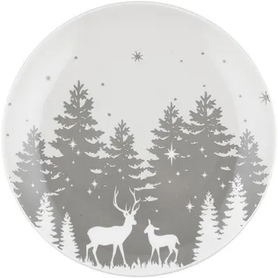 Farfurie de porțelan de Crăciun Florina - Alaska, 20 cm