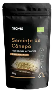 Seminte de canepa decorticate, 200g, Niavis