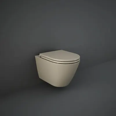 Vas wc suspendat rimless cappuccino mat, RAK Feeling