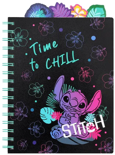 Caiet cu spirală Cool Pack Stitch - Time to Chill, A5, 100 foi, pătrate