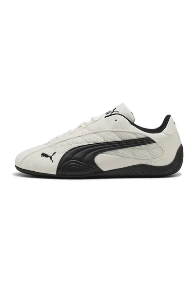 Pantofi sport Speedcat de piele - Alb fildes/Negru