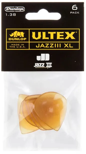 Pene pentru chitară Dunlop - Ultex Jazz III XL, 1.38 mm, 6 buc.