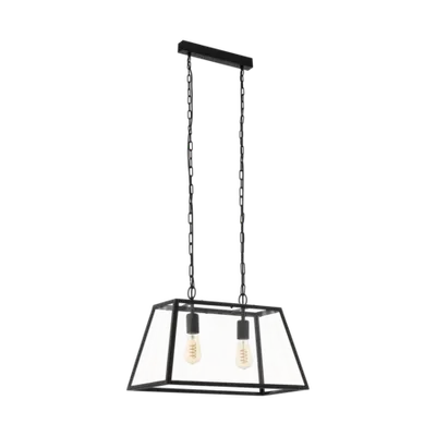 Lampa suspendata AMESBURY 1 negru 220-240V,50/60Hz