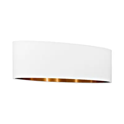 Shade for Pendant luminaire Pasteri Pro 2x60W white/copper