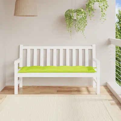 Gossi perna de banca, verde aprins, 150x50x7 cm, material oxford