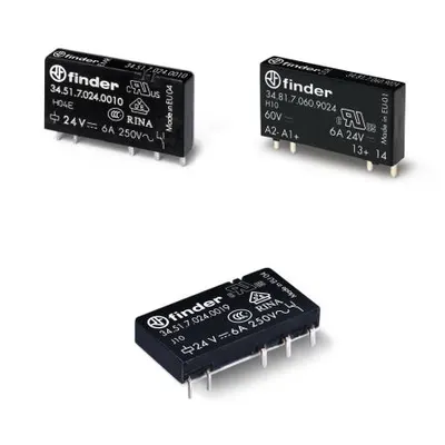 Electromecanic - 1 contact, 6 A, ND (contact normal deschis), 12 V, Protecție la fluxul automat de cositorire (RT II), Sensibila in C.C., AgNi, Electromecanic, Niciuna