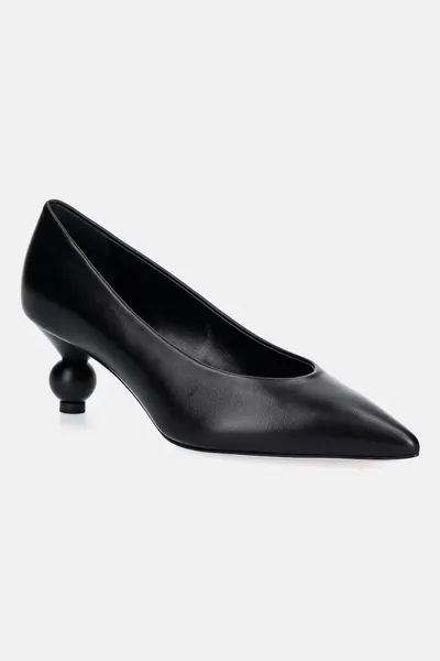 Weekend Max Mara pantofi cu toc stiletto din piele