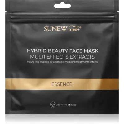 SUNEWMED+ ESSENCE+ Face Sheet Mask with Peptides and Snail Mucin mască textilă hidratantă cu peptide 4 buc