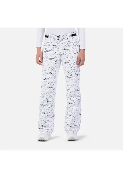 Pantaloni ski Staci Print - alb - pentru dama - Alb