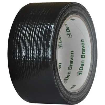 Banda Ultra Rezistenta Neagra, pentru Lipit, 50 mm x 25 m, Den Braven