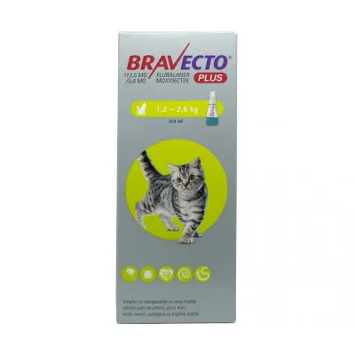 Bravecto Plus Pisica, 1 pipeta
