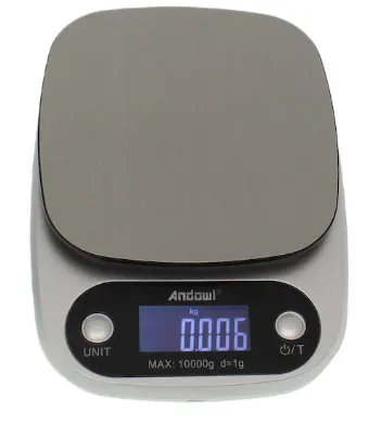 Cantar electronic de bucatare Argintiu cu display C305