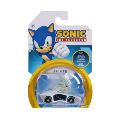 Masinuta din metal, Sonic Nintendo, S7, Silver, 1:64