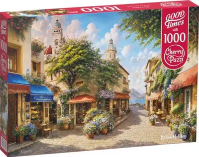 Puzzle Cherry Pazzi din 1000 piese - Vacanță italiană