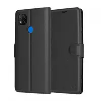 Husa pentru Xiaomi Redmi 9C NFC / 9C, Techsuit, Leather Folio, Neagra