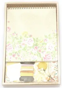 Kit de album creativ Em Art - Pearl Paper, trandafir, 16.5 x 19 cm (9 Coli)