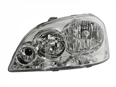 Far stanga (H1 H7, reglaj electric, cu motoras, fundal cromat) CHEVROLET LACETTI, NUBIRA DAEWOO LACETTI, NUBIRA, LIMUZINA COMBI 2003-2009
