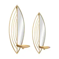 Sfeșnice 2 buc. din metal Leaf – Mauro Ferretti