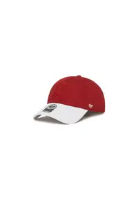 Sapca de baseball barbateasca - 305429445 - material textil - rosu+alb - universal