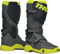 Cizme Atv Cross Thor Radial, culoare gri galben fluo, marime 40.5