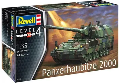 Model asamblabil Revell Militare: Tancuri - Panzerhaubitze 2000