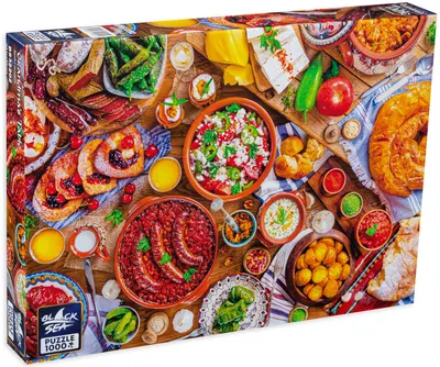 Puzzle Black Sea Premium de 1000 de piese - Masa bunicii