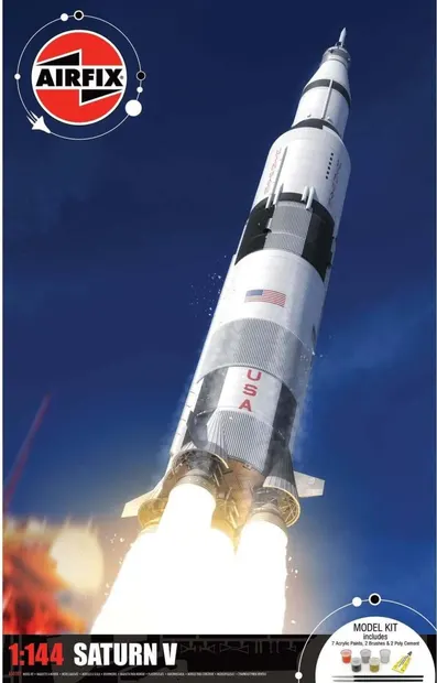 Set asamblabil Airfix Spațial: Rachetă purtătoare americană super-grea Saturn V