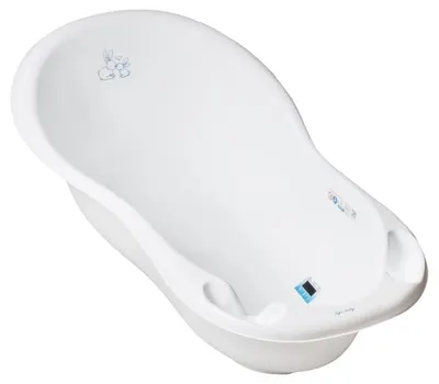Cadă pentru bebeluși Tega Baby - Iepurași, 86 cm, albă