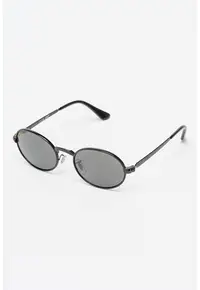 Ochelari de soare ovali unisex cu logo A$AP ROCKY - Negru