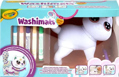 Figură de colorat Crayola Washimals - Big Jenny