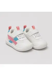 Pantofi sport primii pasi - Talpa flexibila si antiderapanta - Inchidere Velcro - Roz
