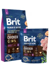 Brit Premium By Nature Adult S - brit-premium,8-kg