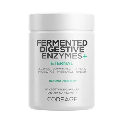 Enzime digestive fermentate cu probiotice si prebiotice, 90 capsule, Codeage