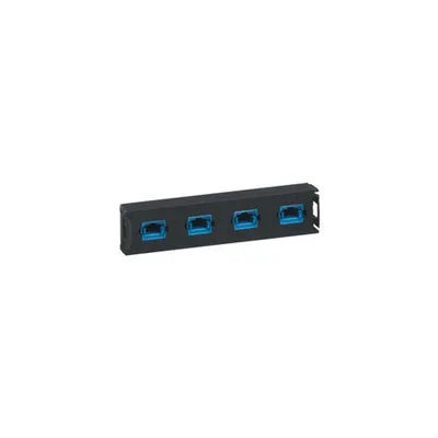 LCS³ fibra optica block - single-mode fibra optica block - Single-mode 4 MTP feedthrough adaptor