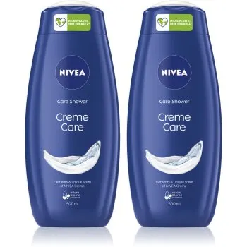 NIVEA Creme Care gel cremos pentru dus ambalaj economic 2 x 500 ml