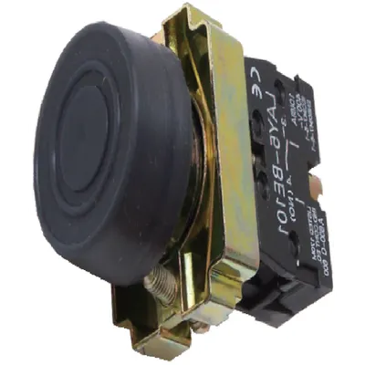 Buton de comanda etans cu revenire si grad de protectie IP65 (cap+ etrier+1NI), verde, RIT 5
