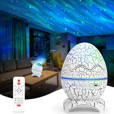 Lampa veghe copii cu Proiectie stele - Ou de dinozaur