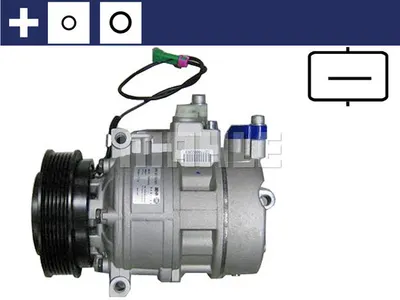 Compresor clima auto aer conditionat potrivit AUDI A4 B5, A6 C4, A6 C5, A8 D2, ALLROAD C5; PORSCHE 911, 911 TARGA, BOXSTER, BOXSTER SPYDER, CAYMAN; SKODA SUPERB I; VW PASSAT B5, PASSAT B5.5 2.4-4.2 03
