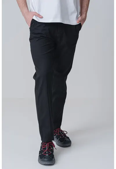 Pantaloni cu snur - Negru