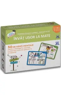Invat usor la mate, 50 de harti mentale - Clasele 3,4,5